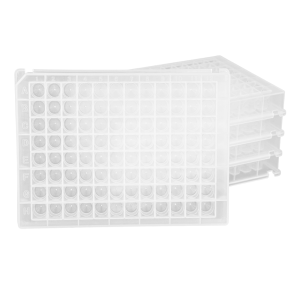 96 Deep-Well Plate, Square Top, 0.5 mL, V-Bottom, King Fisher 10/bx | 10 bx/cs | 100 plates/cs “$40 per bx” Low-volume plate for nucleic acid purification