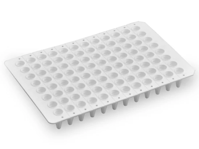 96 Well PCR Plate, 0.1 mL, Non-Skirt, Clear 10/bx | 5 bx/cs | 50 plates/cs