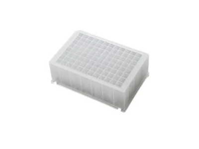 96 Deep-Well Plate, Square Top, 2.2 mL, V-Bottom, King Fisher 5/bag | 10/cs | 50 plates/cs “$22.50 per bag” Deep-well plate for high-volume magnetic bead processing